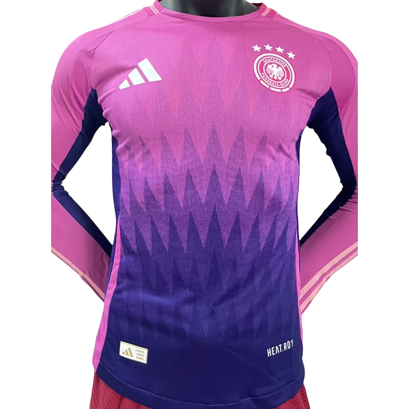 24-25 Germany Away Long Sleeve Player Version Soccer Jersey