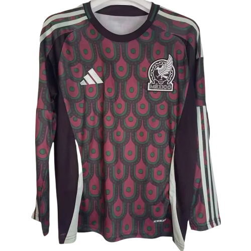 24-25 Mexico Home Long Sleeve Soccer Jersey