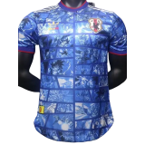 24-25 Japan Anime Edition Blue Player Version Soccer Jersey