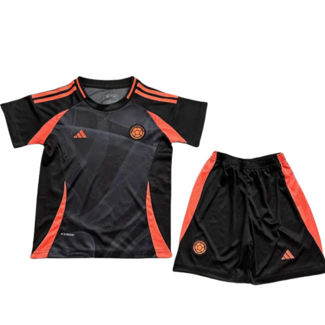 24-25 Colombia Away Kids Soccer Jersey