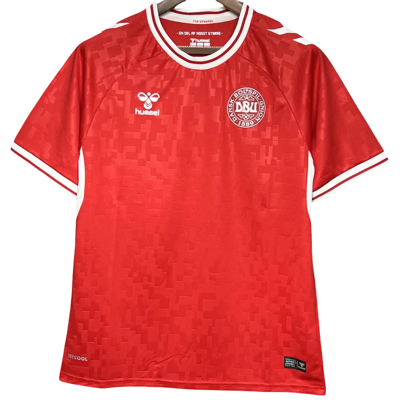 24-25 Denmark Home Fans Soccer Jersey