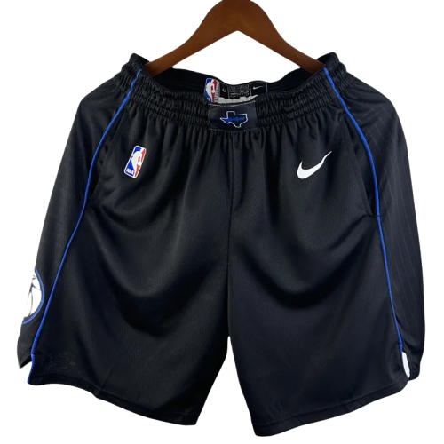 23-24 Dallas Mavericks Black City Edition Top Quality NBA Pants