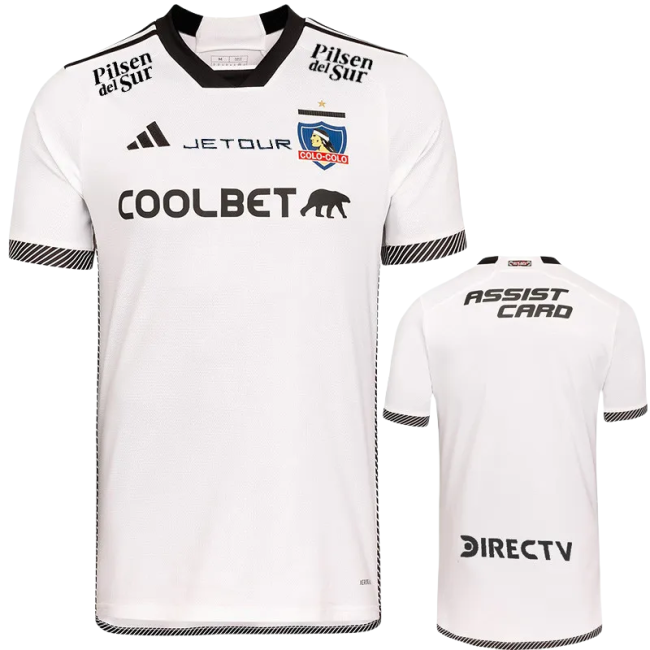 24-25 Colo-Colo Home Print All Sponsor Fans Soccer Jersey