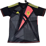 24-25 Argentina Black Grey GoalKeeper Fans Soccer Jersey