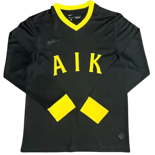 24-25 AIK Black Special Edition Long Sleeve Soccer Jersey