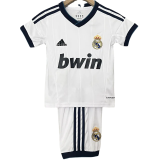 2012-2013  Real Madrid  Home Kids Retro Soccer Jersey