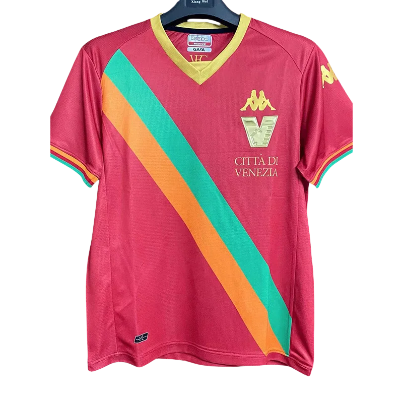 23-24 Venezia FC Red Fans Soccer Jersey