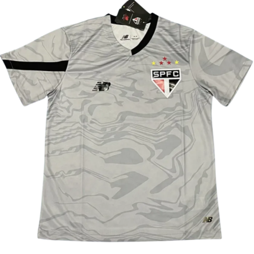 24-25 Sao Paulo Light Grey GoalKeeper Soccer Jersey