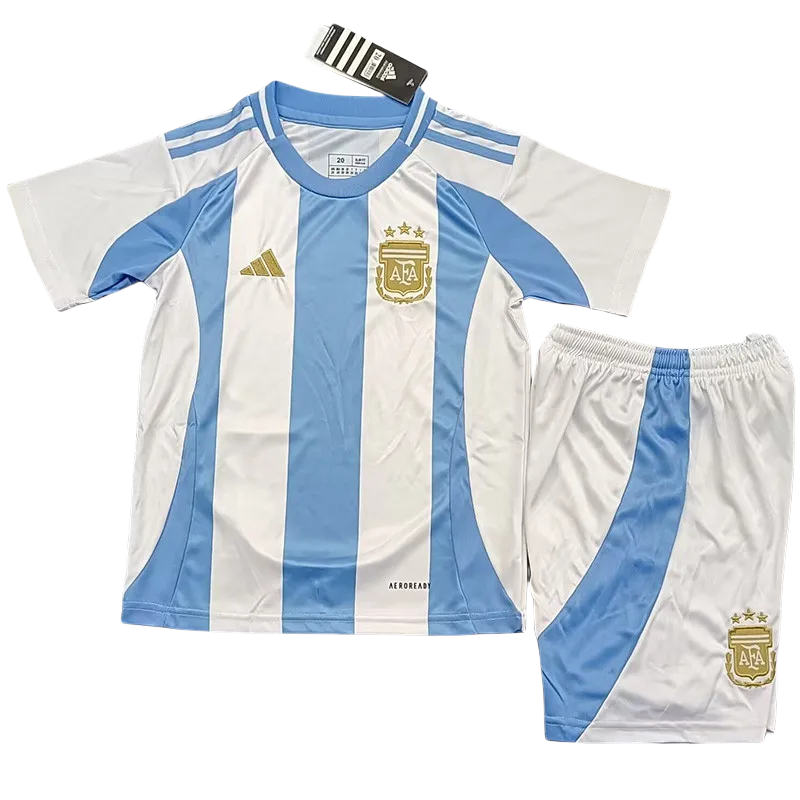 24-25 Argentina Home Stars Kids Soccer Jersey