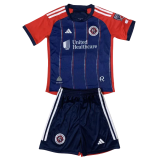 24-25 New England Revolution Home Kids Soccer Jersey