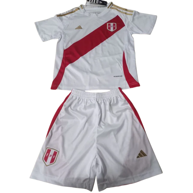 24-25 Peru Home Kids Soccer Jersey
