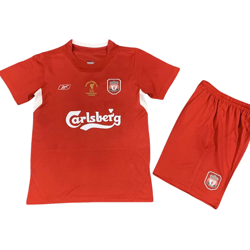2004-2005 LIV Home Kids Retro Soccer Jersey