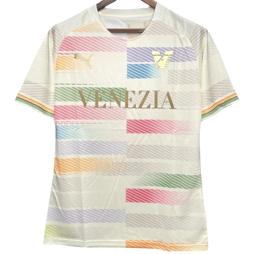 2024 Venezia White Pink Special Edition Fans Soccer Jersey