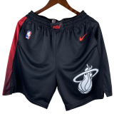 23-24 HEAT Black City Edition Top Quality NBA Pants