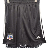 24-25 Colo-Colo Home Black Shorts Pants