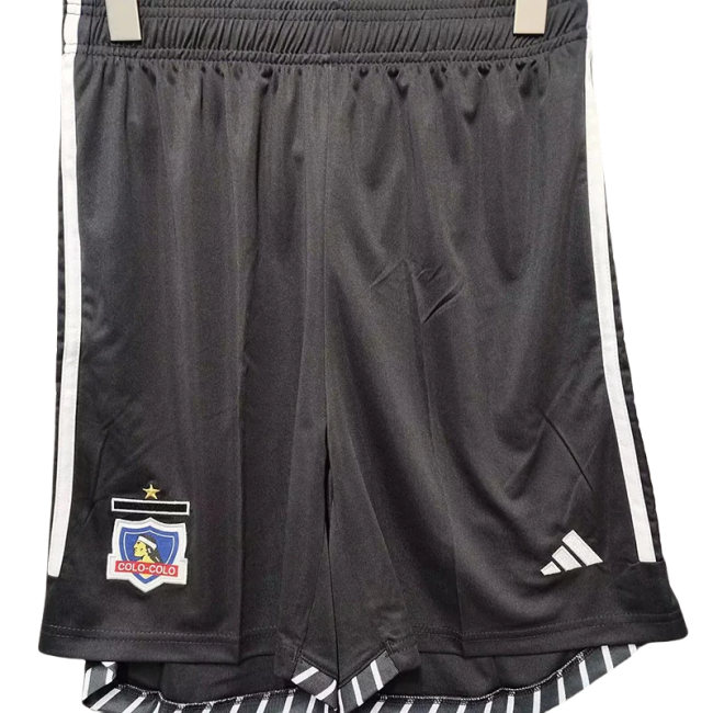 24-25 Colo-Colo Home Black Shorts Pants