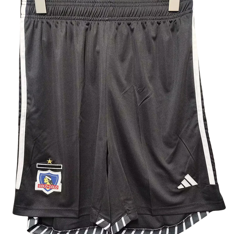 24-25 Colo-Colo Home Black Shorts Pants