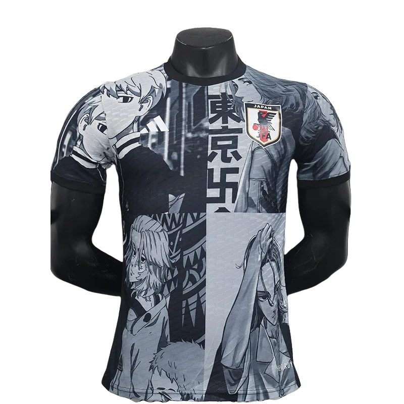 2024 Japan Black Grey Special Edition Player Version Soccer Jersey