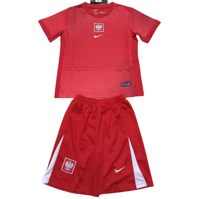 24-25 Poland Away Kids Soccer Jersey