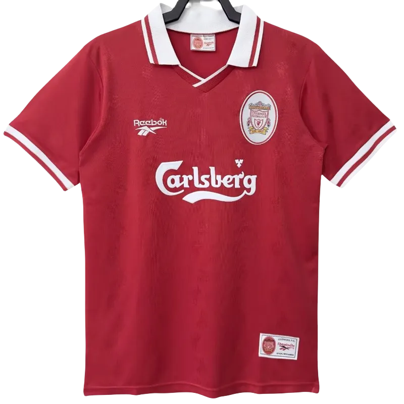 1996-1997 LIV Home Retro Soccer Jersey
