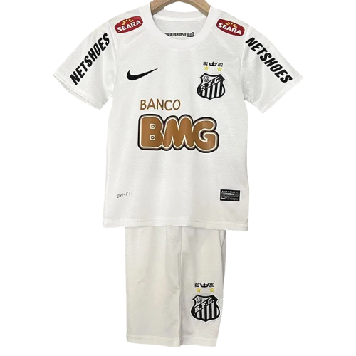 2012 Santos FC Home Kids Retro Soccer Jersey