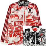 2024 Japan Red & Black Double Sided Windbreaker