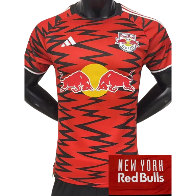 24-25 New York Red Bulls Red Player Version Soccer Jersey
