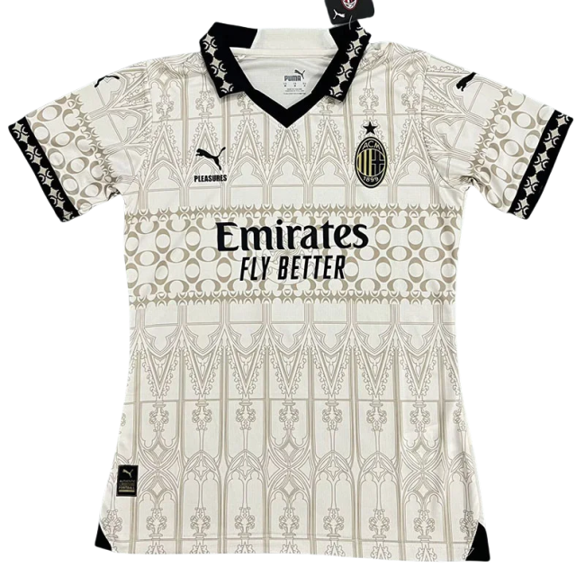 23-24 ACM Cream Color Joint Edition Women Soccer Jersey