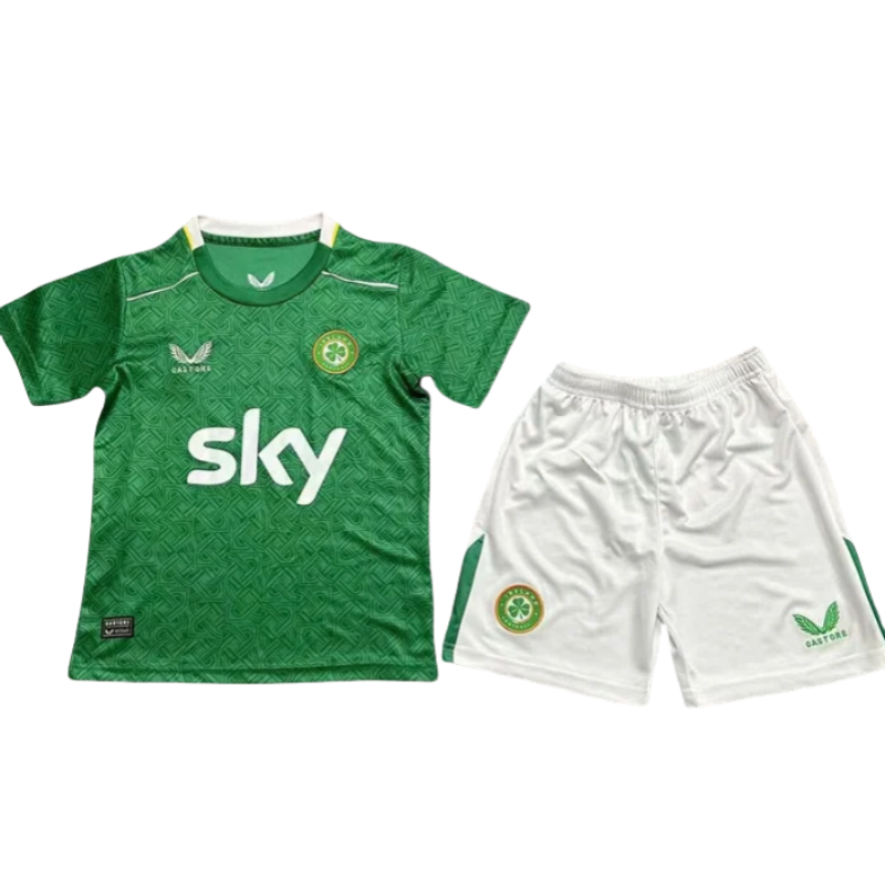 24-25 Ireland Home Kids Soccer Jersey