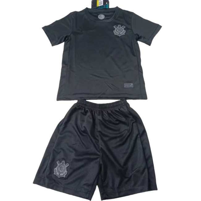 24-25 Corinthians Away Kids Soccer Jersey