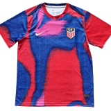 24-25 USA Red Blue Training shirts
