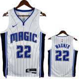 22-23 Magic WAGNER #22 White Home Top Quality Hot Pressing NBA Jersey