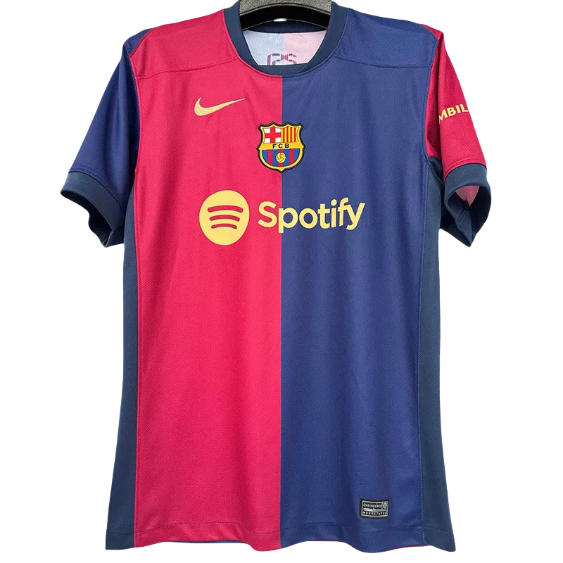 24-25Mens Barcelona  Home 1:1 Fans Soccer Jersey