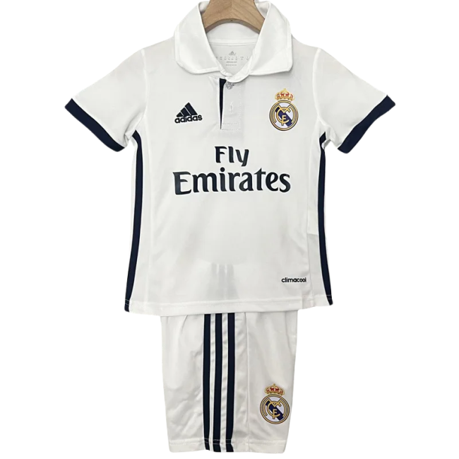 2016-2017 Real Madrid  Home Kids Retro Soccer Jersey