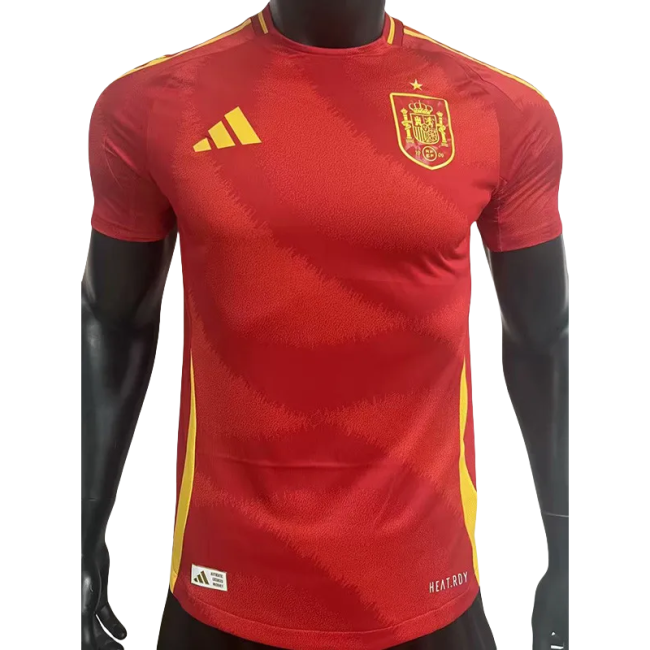 24-25 Spain Home Player Version Soccer Jersey