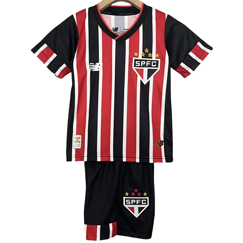 2025-26 Sao Paulo Away Kids Soccer Jersey