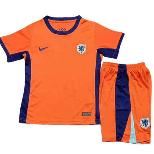 24-25 Netherlands Home Kids Soccer Jersey