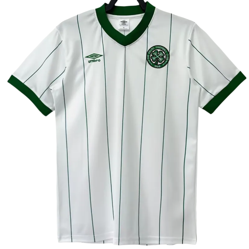 1984-1986 Celtic White Retro Soccer Jersey