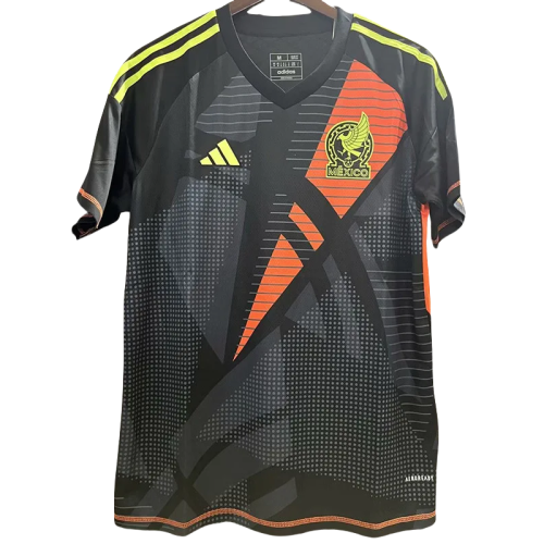 24-25 Mexico Black Grey GoalKeeper Fans Soccer Jersey
