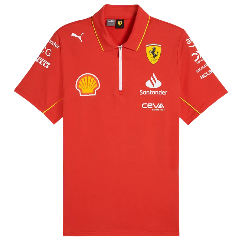 2024 Ferrari Red Polo Racing Suit