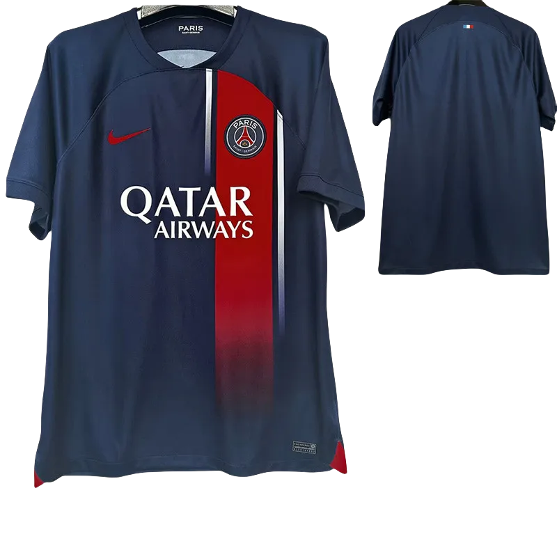 23-24 PSG Home O.DEMBELE #10 Print Chinese Dragon Font Fans Soccer Jersey