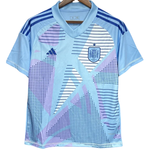 24-25 Spain Blue GoalKeeper Fans Soccer Jersey