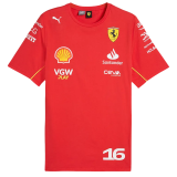2024 F1 Ferrari #16 Red Racing Suit