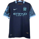 2015-2016 Man City Away Royal Blue Retro Soccer Jersey