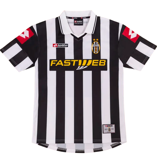 2001-2002 JUV Home Retro Soccer Jersey