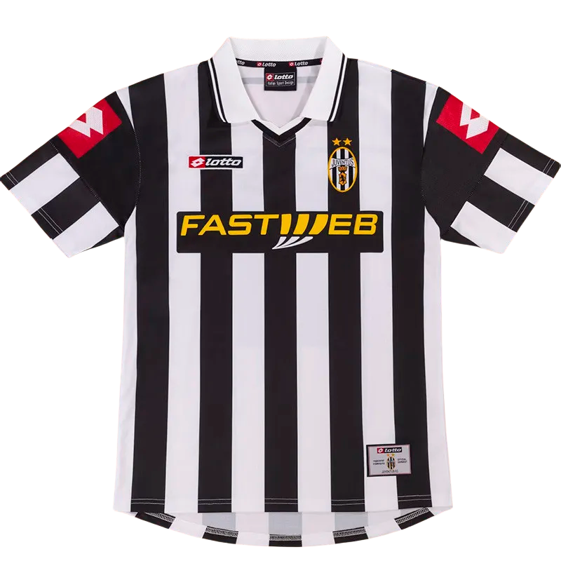 2001-2002 JUV Home Retro Soccer Jersey