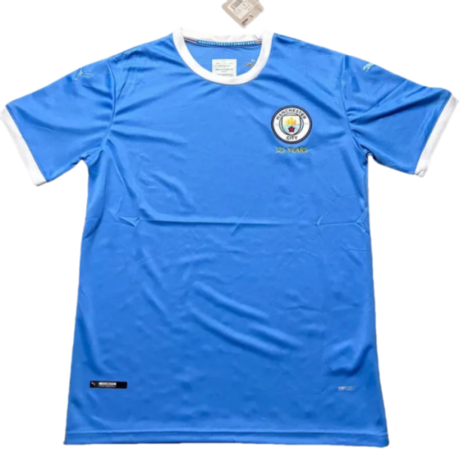 2019 Man City Blue 125th Anniversary Edition Retro Soccer Jersey