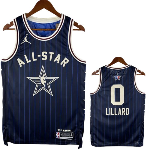 23-24 ALL-STAR HALIBURTON #0 Blue Top Quality Hot Pressing NBA Jersey