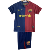 2008-2009  Mens  Barcelona Home Kids Retro Soccer Jersey