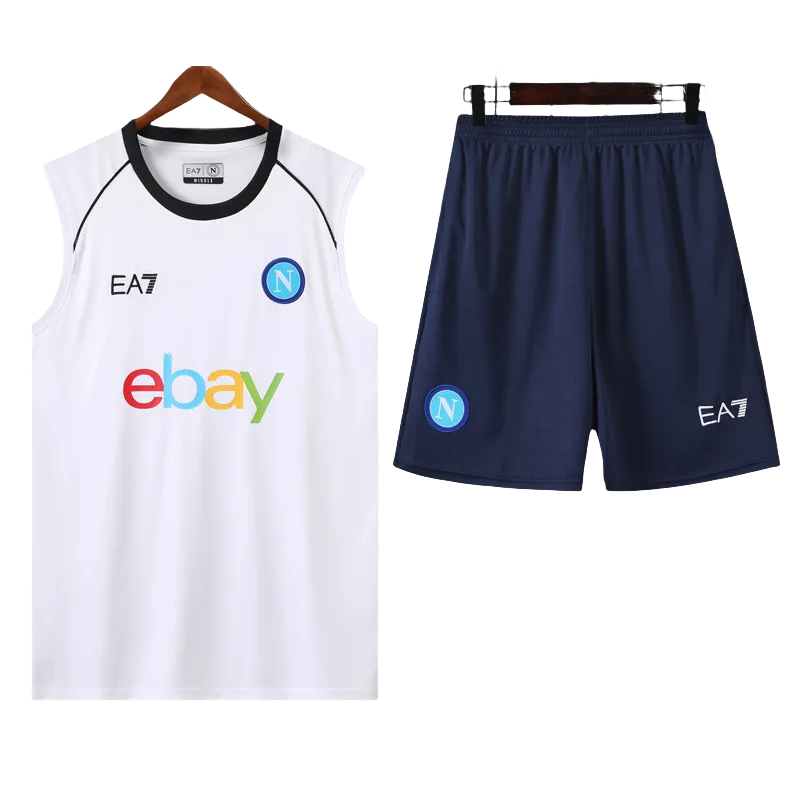 24-25 Napoli White Tank top and shorts suit